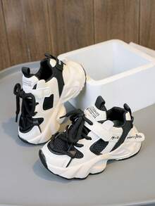 2025 Frühling Neue Lässige Kindersportschuhe, Leichte & Modische Plateau-Sneaker mit Dicker Sohle für Jungen und Mädchen