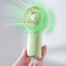 1pc Mini Portable Fan, Lightweight Handheld Fan - Ideal For Office, Outdoor, Traveling And Camping - Stay Cool Anytime,Anywhere! - (Batteries Not Included),Christmas - 彩色 - 查看 6