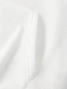 Sudadera con capucha de estilo negro para hombres con estampado de cara y diseño de cadena dorada - suave y cálida, estructura duradera, cómoda para ropa de calle de invierno, suéter con capucha de manga larga de cuello redondo casual, adecuada para clima frío y actividades al aire libre, regalo de Navidad (lavable aáquina) - diseño de bolsillo de estilo urbano vanguardista, ajuste regular, estilo de rapero audaz, ropa de temporada festiva, impresión digital, lavable aáquina, no lavar en, impresión de alta calidad, para fanáticos de laúsica - Blanco - Ver 2
