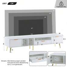 Television Stands & Entertainment Centers - White - View 8