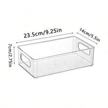 1/2/3 buc cutii de depozitare transparente stivuibile, cutii organizatoare multifuncționale care economisesc spațiu pentru bucătărie, baie, dormitor, masă de cafea în sufragerie, birou, containere ideale pentru organizarea casei