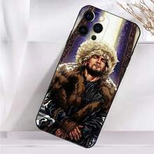Boxing Cool K-Khabib Phone Case Compatible With  16,15,14,13,12,11 Plus, Pro Max, XS, X, XR, SE, Mini, 8, 7 Soft Silicone Black Cover, Cover Compatible With  17 Pro Case,  17 Pro Max Case,  17 Case,  16 Pro Case - Z6 - 查看 12