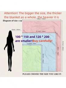 1 pieza Manta de doble capa con estampado de pequeños animales, ajustable a la temperatura, lavable, adecuada para viajes, dormitorio, sofá, habitación, todo el año
