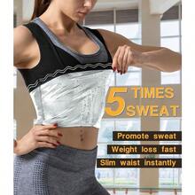 Womens Sauna Vest Sweat Tank Top Shapewear Slimming Workout Shirt