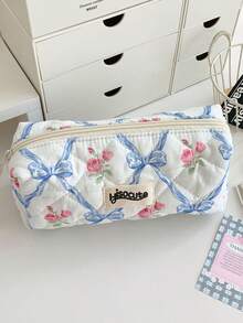 1PC Pencil Bag Pencil Case Pen Holder Coin Pouch Pen Simple Cosmetic Storage Bags Makeup Bag Office Stationery Organizer Pencil And Marker Cases,School Teacher Office Supplies Stuff,Bible Study Supplies Notebook Book