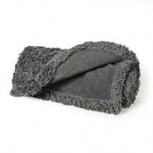 Kritter Planet Waterproof Blanket For Dogs Pee Proof Sherpa Fleece Reversible Cover For Couch Or Bed Liquid Proof Furniture Protector For Small Medium Size Animals - 30"x25"+Màu xám than - Xem 2