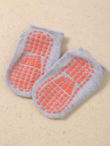 5/10 Pairs Of Random Children's Socks, Low Square Adhesive Anti Slip Socks, Suitable For Boys And Girls, Suitable For All Seasons, Casual And Comfortable, Soft, Anti Slip, Sports Socks, Baby Scratch Socks