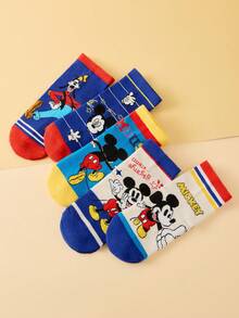 Disney 10/5 双正品 & Friends 儿童袜子，新年礼物袜，男童冬季袜子，卡通圣诞新年动画袜，男童袜子，家居地板袜，新奇趣味礼物袜，儿童袜子，袜子 - 彩色 - 查看 3
