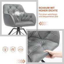 OYAJIA Chaises de salle à manger - Gris - Voir 8