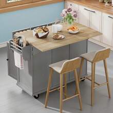 Storage Islands & Carts - Grey - View 1