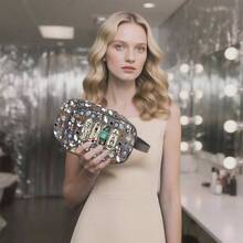 - Bolsa de cosmticos transparente para fans de pelculas de terror Jack and Sally para regalo de temporada espeluznante, bolsa de maquillaje inspirada en cero, Pesadilla Bl, Moderno - Pesadilla Bl - Ver 5