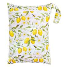 Bolsa impermeável reutilizável para roupas de banho, viagens, praia, piscina, banho, fraldas, roupas de ginástica/ioga sujas, artigos de higiene pessoal e creche. Possui um bolso com zíper e é uma ótima opção de presente para mulheres, ideal para o Natal e como ideia de presente.