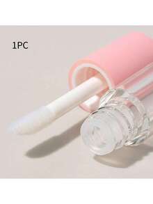 5pcs Refillable Round Lip Gloss Tubes, Reusable DIY Lipstick Containers