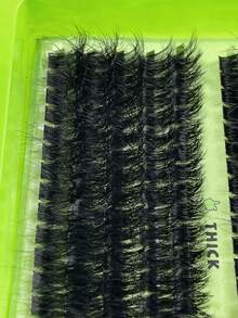 Hinarin 295 件 D 卷睫毛簇接单根睫毛簇 (60D/80D/100D) 纤细簇接睫毛 居家化妆 DIY 睫毛延长 10-18 毫米防水簇接睫毛 - D - 查看 6