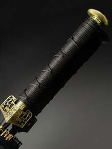 1pc High-Quality Fashion Samurai Sword/Katana Style Umbrella, Rainproof, UV-Blocking, Manual Open, 8-16-24 Ribs, Durable Fiberglass Frame, Warrior Style Auto Open, Long Handle, Sturdy Steel Frame