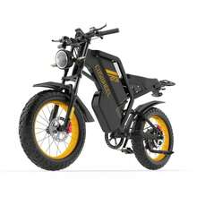 High-Performance 60V 4000W Electric Motorbike | 40Ah  Battery For Long Range - Black - View 1