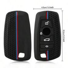 Silicone Car Key Case Cover Shell Fob For BMW F30 F31 F32 F34 F20 F21 F07 F10 1 3 5 7 Series X1 X3 G01 X4 G02 X5 F15 F16 M3 M4 - Multicolor - View 2