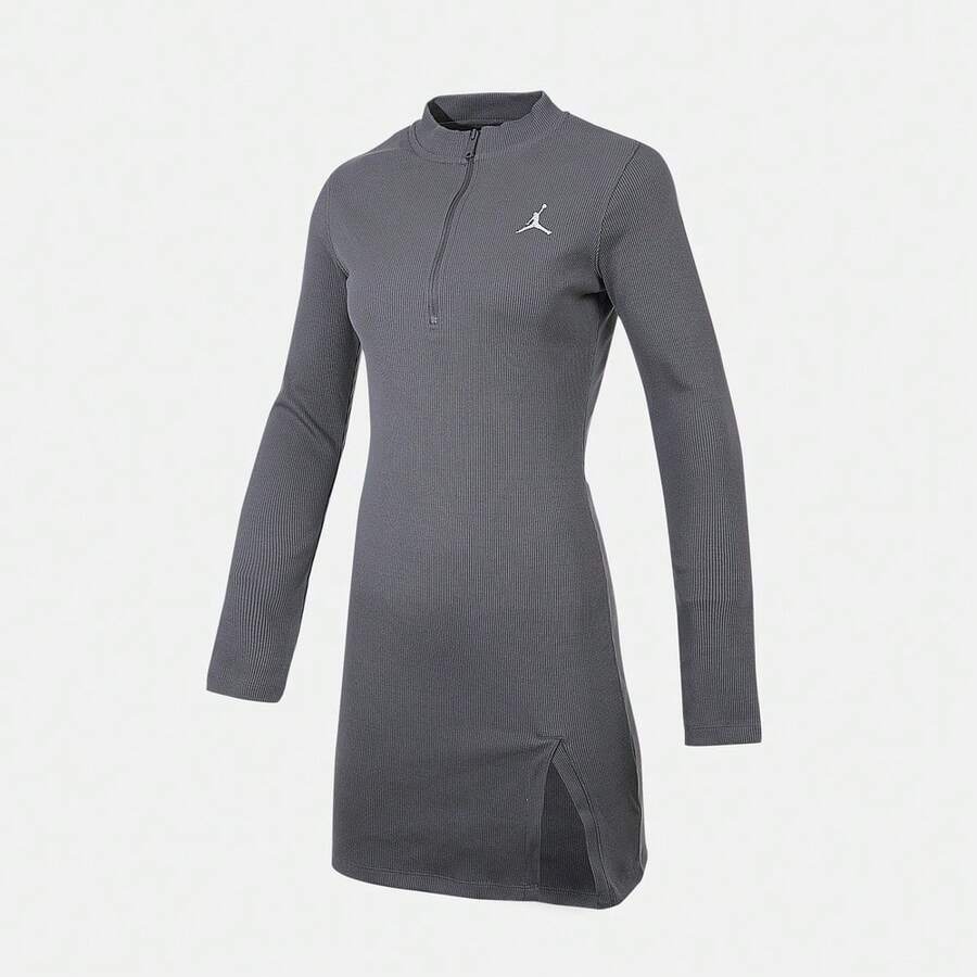 Jordan Vestido de punto de manga larga para mujer HF9478-068