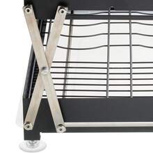 LIVINGANDHOME Living And Home 2-Tier Carbon Steel Dish Drainer Rack,Kitchen Dish Drying Rack,Kitchen Organizer Storage Shelf - Gunmetal Grey - View 9