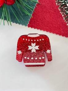 6 pièces Pinces à cheveux de Noël mignonnes et minimalistes pour enfants, accessoires de pinces à cheveux de dessin animé pour filles