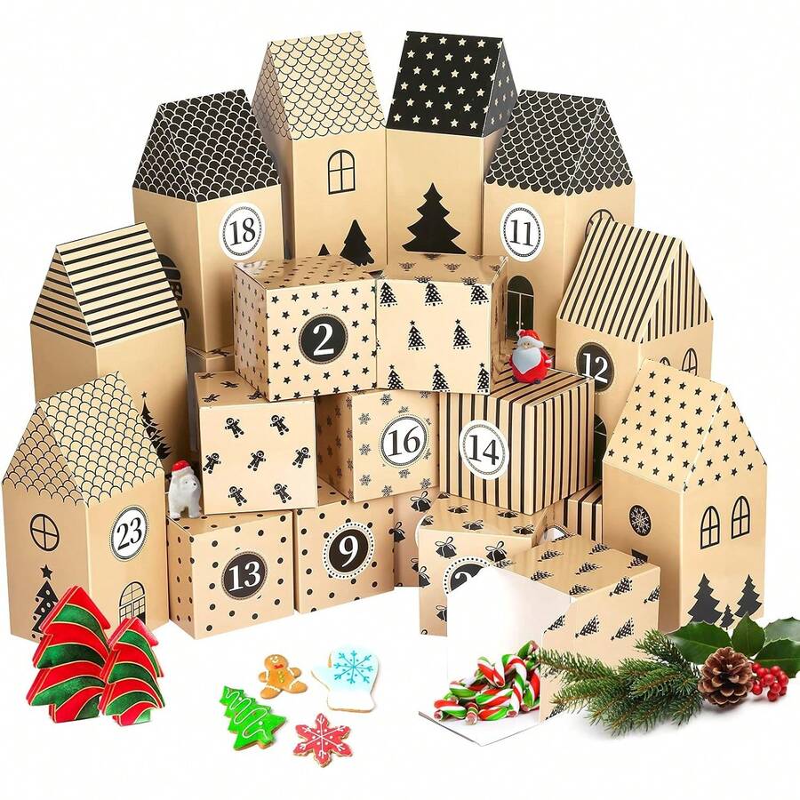 24 Empty Advent Calendar Boxes To Fill, Advent Calendar 2025 Adults ...