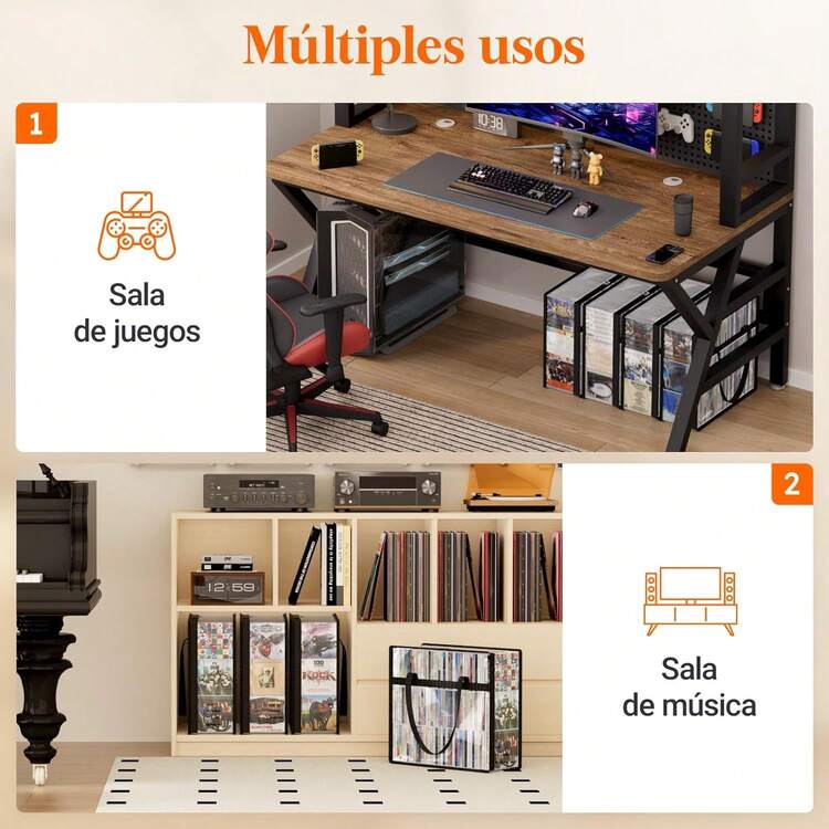 Lifewit - Bolsas de almacenamiento de DVD, 2 unidades, organizador de DVD de plástico de PVC transparente con asas y cierre, soporte multimedia para discos Blu Ray, fundas de películas, cajas VHS, - negro - Añade 8