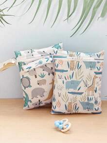 2 件防水手持收纳袋，干湿分离游泳袋，防沙防尘沙滩收纳袋，感恩节礼物婴儿洗礼家庭装饰礼品