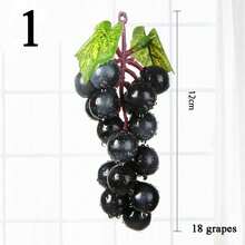 Artificial Fruit Grapes Plastic Fake Decorative Fruit Lifelike Home Wedding Party Garden Decor Mini Simulation Fruit - Multicolor - View 13