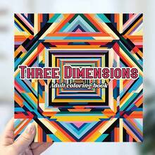 [Creative Coloring Book] Innovative 3D Adult Coloring Book, 1pc, 22 Pages, Thick Paper, Creative Relaxing Art Activity, Ideal For Holiday Birthday Party Gift, Drawing & Painting - 彩色 - 查看 4