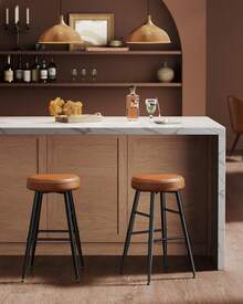 Barstools - Caramel Brown - View 3