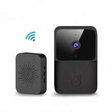 Smart Video Doorbell, HD Security Camera, Night Vision, Motion Sensor, Two-Way Audio, Wi-Fi Connectivity, Wireless Installation, App Alerts, Battery/USB Powered, Home Security Control Via App