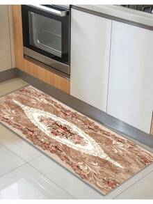 1/2/3pcs Bohemian Style Printed Bath Mat, Non-Slip Bathroom Rug, Machine Washable, For Bathtub, Indoor/Outdoor Doormat