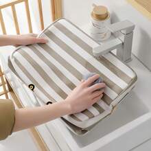 Große Cartoon Aufbewahrungskorb Boho Große Kapazität Cartoon Spielzeug Aufbewahrungskorb mit Deckel | Löwen- & Dinosaurier-Design, Stofforganizer für Spielzeug, Windeln und Wäsche, Regalkorb