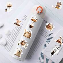 50PCS Animal Art Stickers Rabbit Frog Various Animals Collection Decor Notebook Luggage Motorcycle Laptop Refrigerator Sticker