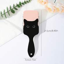 1 Piece Of Cat-Shaped ABS Plastic (ABS Resin) Air Cushion Comb, Suitable For All Seasons, Cute Kitten Design, Ideal For Gifting To Girls Or Girlfriends ,Hair Styling Tools ,Hair Styling Kit