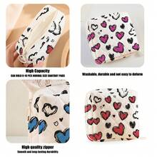 Geantă de depozitare pentru absorbante menstruale cu model aleatoriu, reutilizabilă, pentru dormitor universitar, pentru călătorii, pentru baie și școală