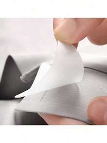 30pcs Self-Adhesive Collar Stays - Transparent Non-Woven Fabric Shirt Collar Stiffeners, Fashionable Style Men - trắng - Xem 3