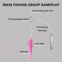 5件钓鱼铅坠3.5克5克7克10克14克20克远投圆柱型带环铅坠适用于钓鱼配件