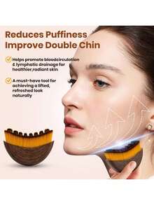 1 cọ massage dẫn lưu bạch huyết cho mặt và cơ thể, dụng cụ massage bạch huyết, thích hợp để tạo hình khuôn mặt, cằm và đường viền hàm, thiết kế công thái học, tiếp xúc da chính xác, dụng cụ làm đẹp cầm tay (kết quả tốt hơn khi sử dụng liên tục), làm đẹp, chăm sóc da, spa, tự chăm sóc, dụng cụ chăm sóc da, chăm sóc da mặt, dụng cụ làm đẹp, massage, dụng cụ massage mặt, con lăn massage mặt - Nhiều màu - Xem 3