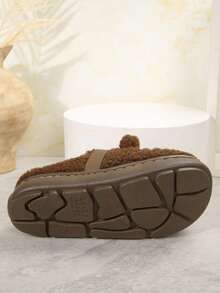 Damen süße Schuh-Deko Lässig Slip-On Flache Hausschuhe, Herbst/Winter