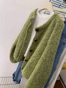 Women Cardigans - Yellow - View 10