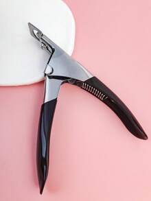 1 cortaúñas multifuncional con estilo estadounidense, con clip de corte en U, extensión de uñas de cristal y herramientas especializadas para reparar uñas postizas - Negro - Ver 8