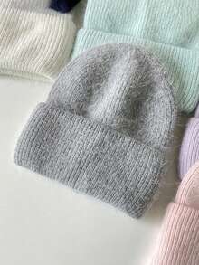 FADZOYLE 1pc/2pcs Hat & Scarf Set Solid Color Scarf Large Size Cashmere Feel Wraps Shawl For Dress Wedding And Gift Evening Dresses Travel Office, Fall Winter All Season Solid Color Knit Cuffed Beanie Hat Knitted Caps Soft Snug Outdoor Daily Use Gift Snow Ski Running Accessories