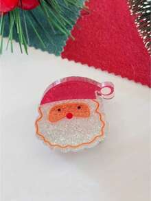 6 pièces Pinces à cheveux de Noël mignonnes et minimalistes pour enfants, accessoires de pinces à cheveux de dessin animé pour filles