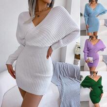 Women Sports Sweater Dresses