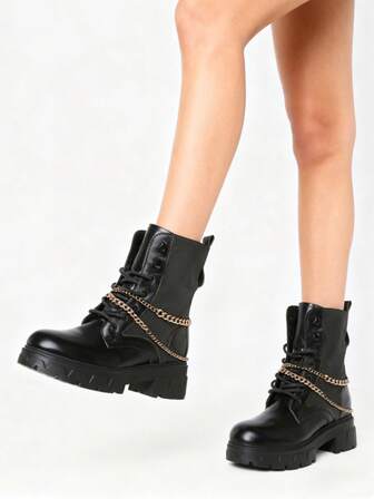 1pc Gold-Color Rhinestone Embedded Metal Shoe Chain, Adorable Glamorous Palace Style Chain Decor, Fashionable Chic Shoe/Boot DIY Accessory, Elegant Sexy Women's Party/Date Shoe Ornament, Versatile For Sneakers, Bags