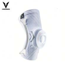 veidoorn 1个专业运动护膝，升级弹簧设计，适用于室内/室外运动、骑行、徒步、跑步、羽毛球等，透气设计，舒适衬垫，弹性材料，健身配件，护膝，羽毛球运动员，跑步者 - 彩色 - 查看 7