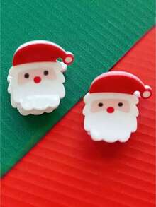 10 Stücke süße minimalistische Mode Weihnachts Haarklammern für Kinder, Cartoon Haarspangen Haraccessoires für Mädchen