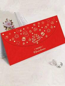 1-5pcs Gift Envelopes, Christmas Cash/Money Envelopes, Gold Foil Designed Party/Holiday/New Year/Family/Friend Money Envelopes, Red Packets, Suitable For Chinese New Year Decoration, Gifting Red Envelopes And Unique Collectibles, Red Holiday Envelopes For Cash, Gifts, Small Favors - Party And Home Decor - Compatible With Most Standard Mail Slots, Festive Envelope Design, Exquisite Holiday Graphics, High-Quality Printing - Multicolor - View 8