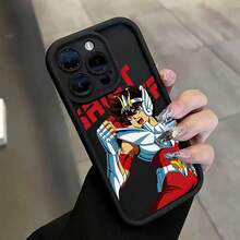 Funda de teléfono retro y apasionada para anime, compatible con para 17, 16, 16E, 15, 14, 13, 12,, 11 Pro, X, XR, XSMAX, 8,, E Plus.Protección de lente de escalera, funda de teléfono protectora de dibujos animados, protector de pantalla, diseño de viaje premium, funda de teléfono de cristal, manga, animefans, dramacover, culture, funda de teléfono superdelgada, cubierta resistente a golpes, funda ligera, funda de teléfono de novedad, para.17 17promax. - Negro - Ver 5